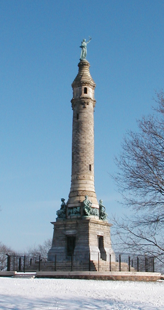 Monument on the top of East Rock